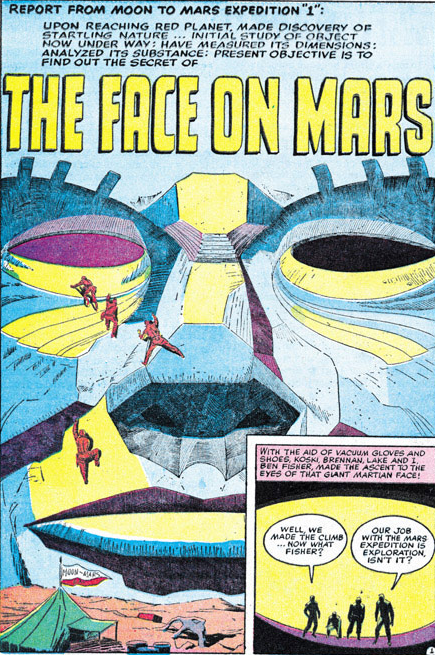 Jack Kirby - The Face on Mars