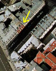 Hotel Vendome St. Germain, 8 Rue d'Arras -- from space