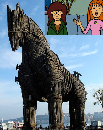Daria, Quinn, and the Trojan Horse