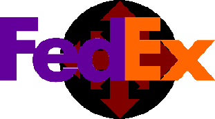 FedEx logo meets Chaos sign