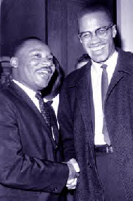 M. L. King and Malcolm X