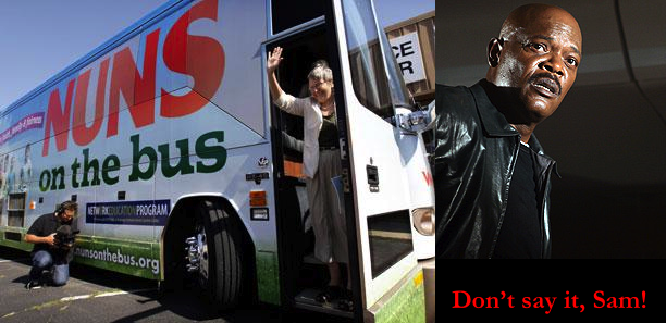 Nuns on the Bus - Don't say it, Sam!