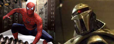 Spider-man and a Cylon