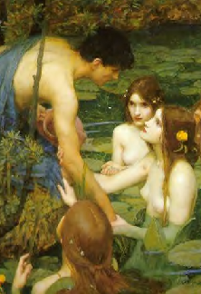  Waterhouse - Hylas and the Nymphs - detail 